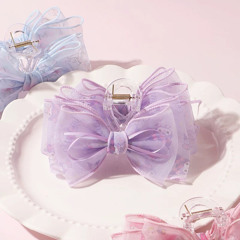 Licensed Sanrio Bow Hair Claw