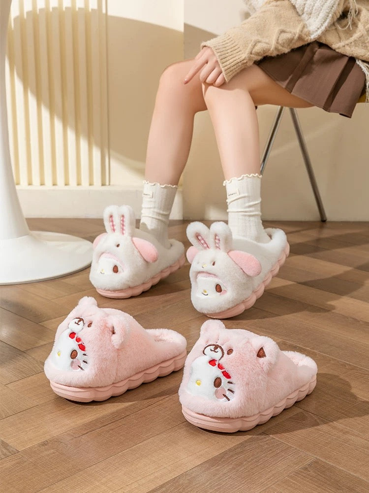 Fuzzy Winter Sanrio Slipper