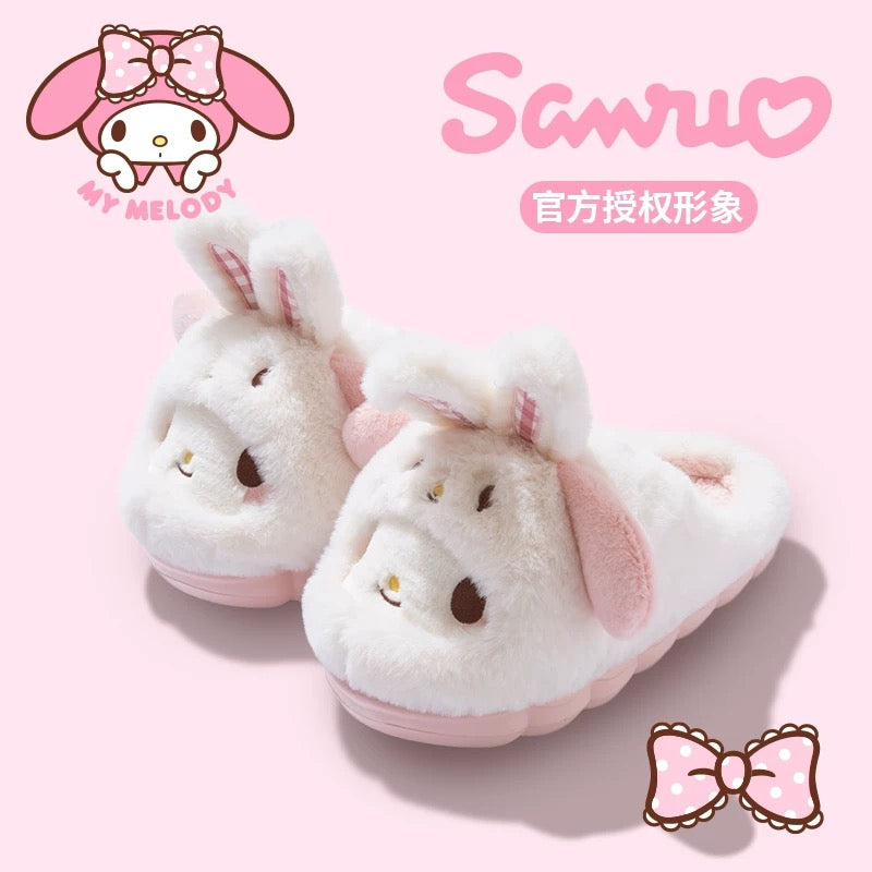 Fuzzy Winter Sanrio Slipper