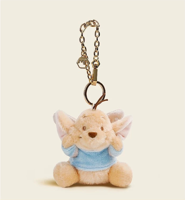 Original Potdemiel Winnie the Pooh with Butterfly Wing Plush Keychain