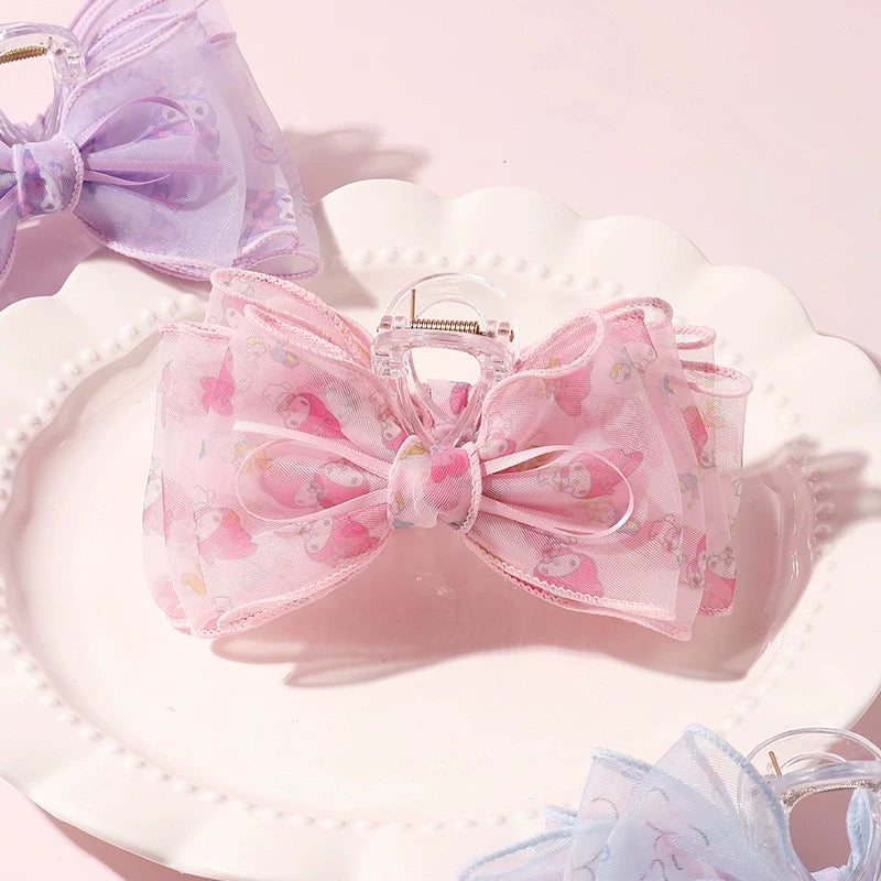 Licensed Sanrio Bow Hair Claw