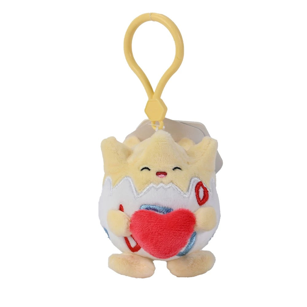 Pokemon Heart Plush Keychain