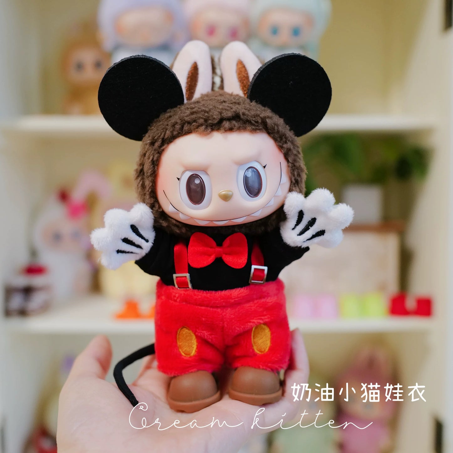 Disney Mickey and Minnie Outfit for Labubu