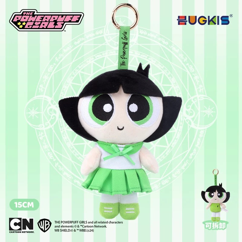 Original Hugkis The PowerPuff Girls School Uniform Plush Keychain