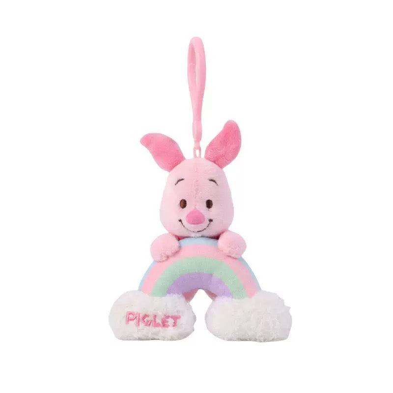 Original Potdemiel Winnie the Pooh Rainbow Plush Keychain