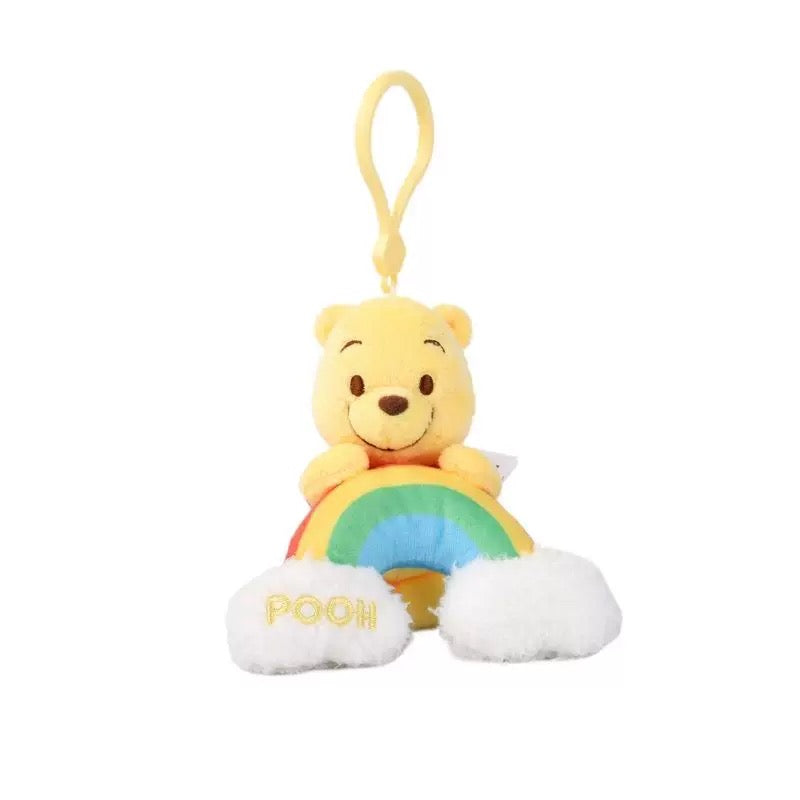Original Potdemiel Winnie the Pooh Rainbow Plush Keychain