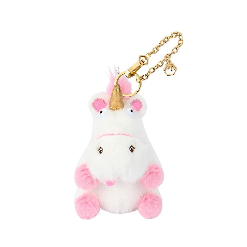 Original Potdemiel Minion Rainbow Plush Keychain