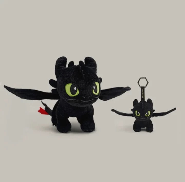 Original Potdemiel How to Train Your Dragon Toothless Plush Keychain