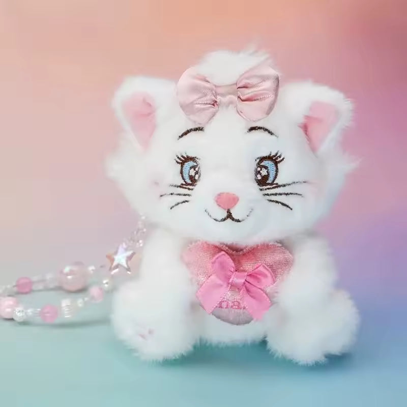 Orignal Potdemiel Marie Cat with Beaded Charm Plush Keychain