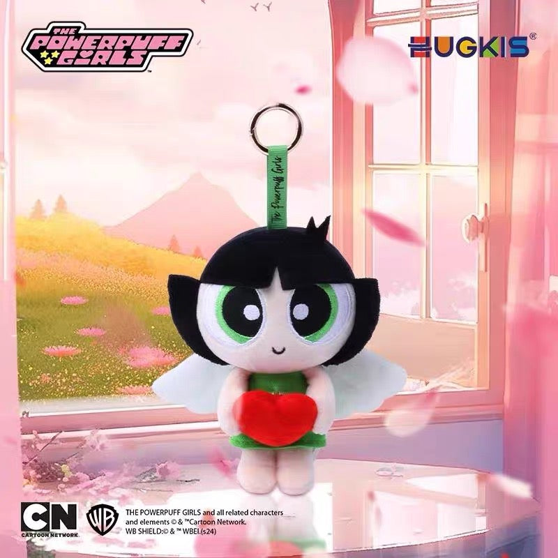 Licensed Hugkis The PowerPuff Girls Heart Angel Plush Keychain