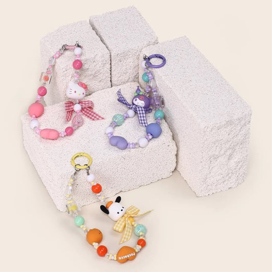 Licensed Sanrio Beaded Keychain | Phone Strap