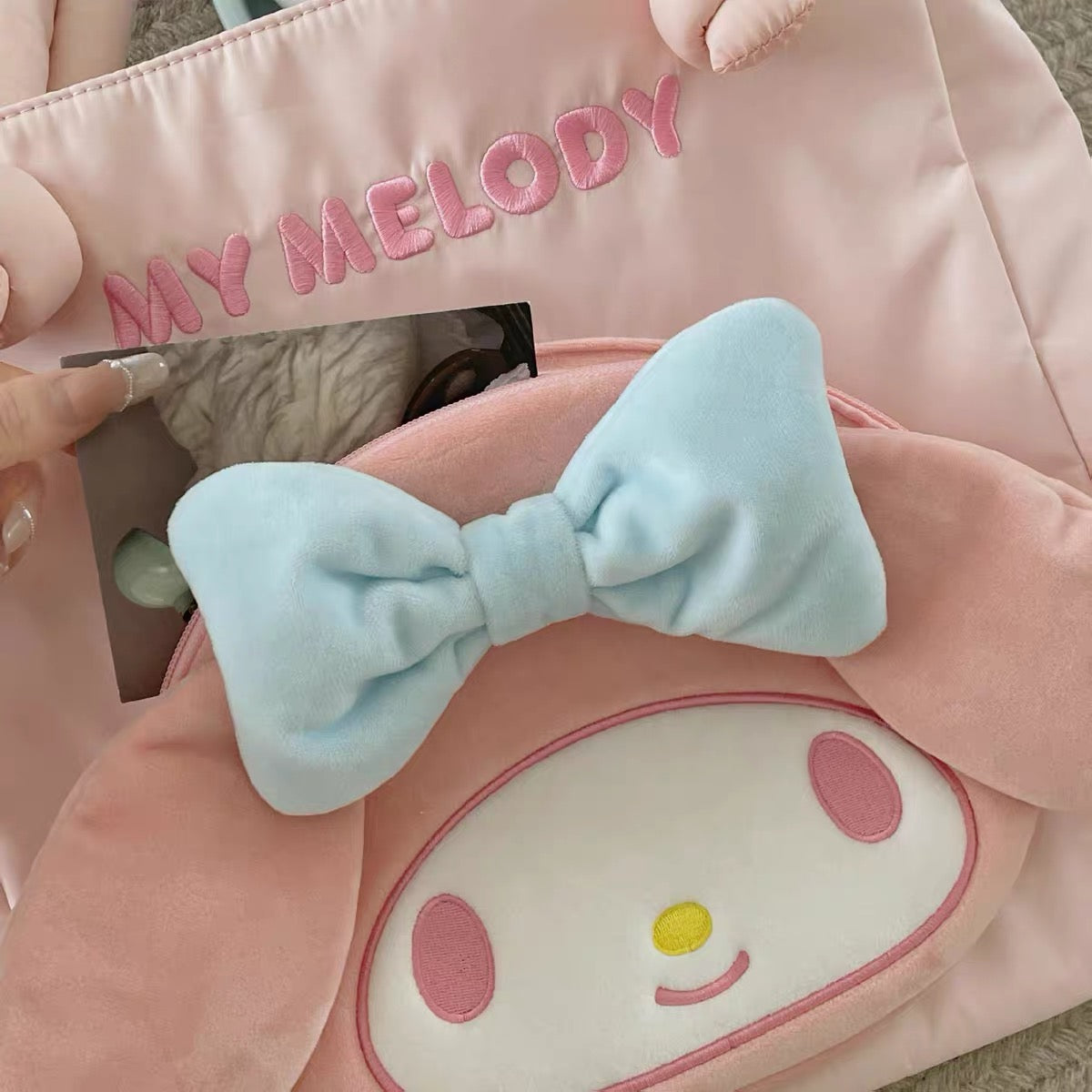 Licensed Puffy Strap Sanrio Tote Bag
