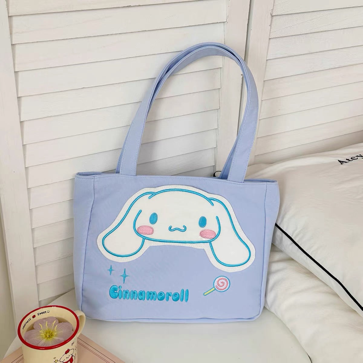 Licensed Sanrio Head Tote Bag
