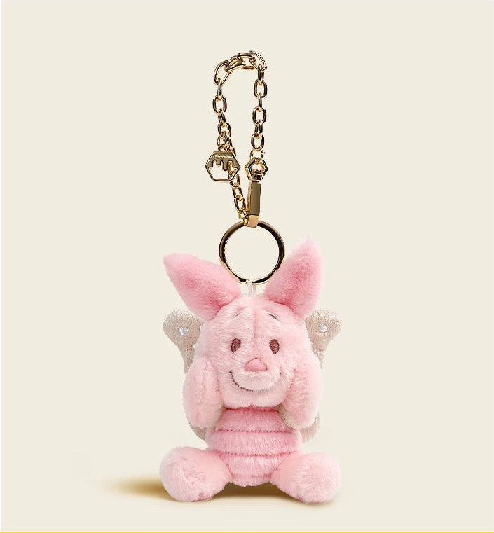 Original Potdemiel Winnie the Pooh with Butterfly Wing Plush Keychain
