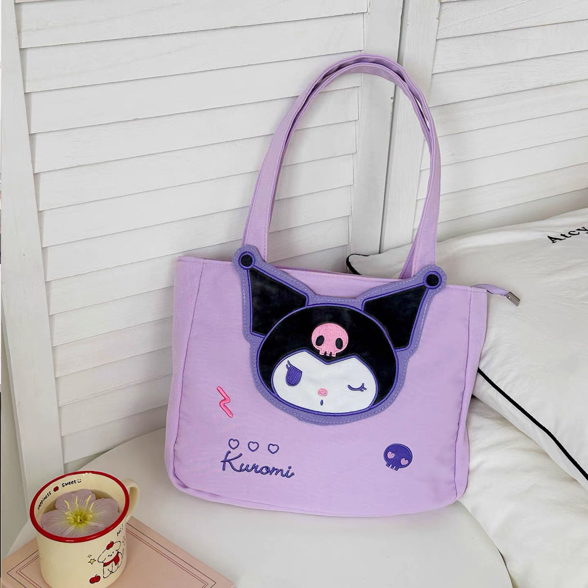 Licensed Sanrio Head Tote Bag