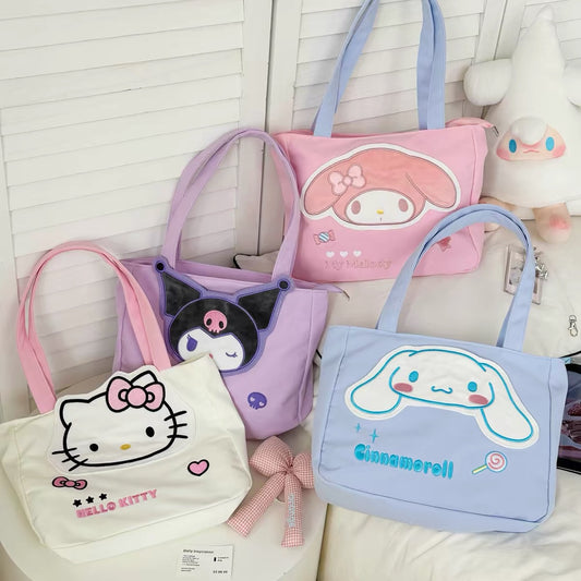 Licensed Sanrio Head Tote Bag