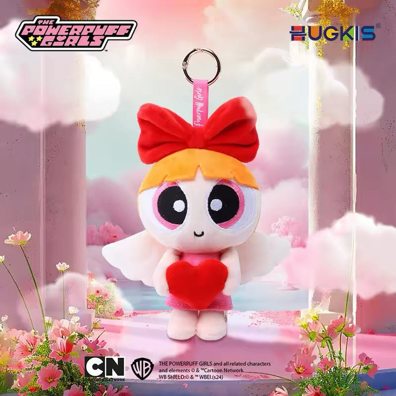 Licensed Hugkis The PowerPuff Girls Heart Angel Plush Keychain