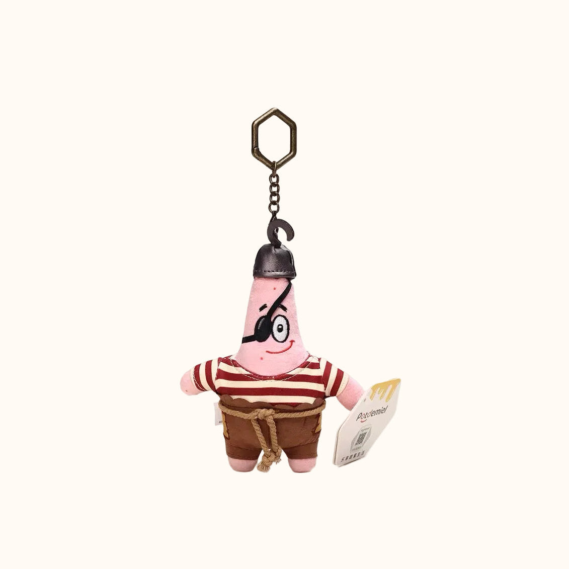 Original Potdemiel Pirate SpongeBob SquarePants Plush Keychain