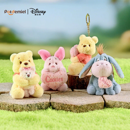 Original Potdemiel Winnie the Pooh Heart Plush Keychain