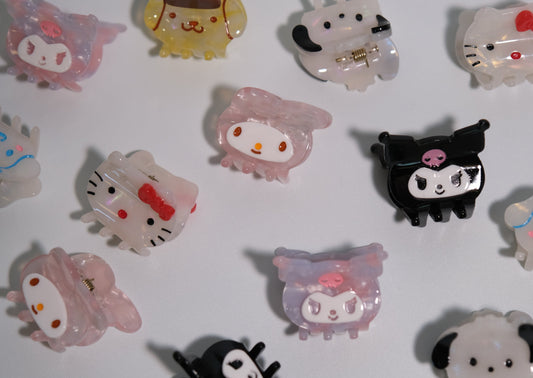 Sanrio Character Hair Claw Small Size 1 Pair