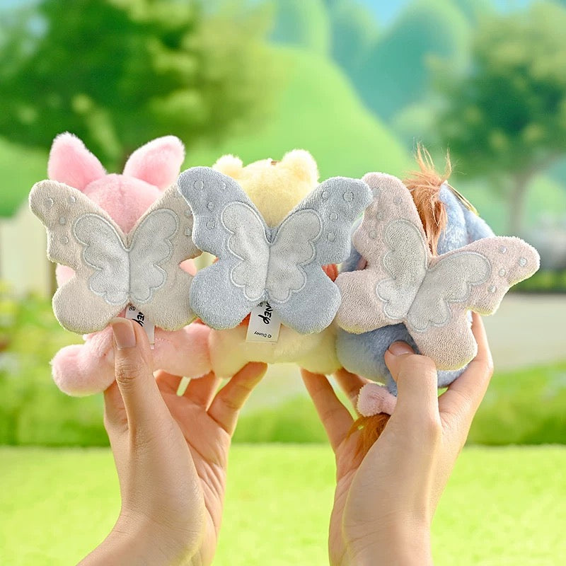 Original Potdemiel Winnie the Pooh with Butterfly Wing Plush Keychain