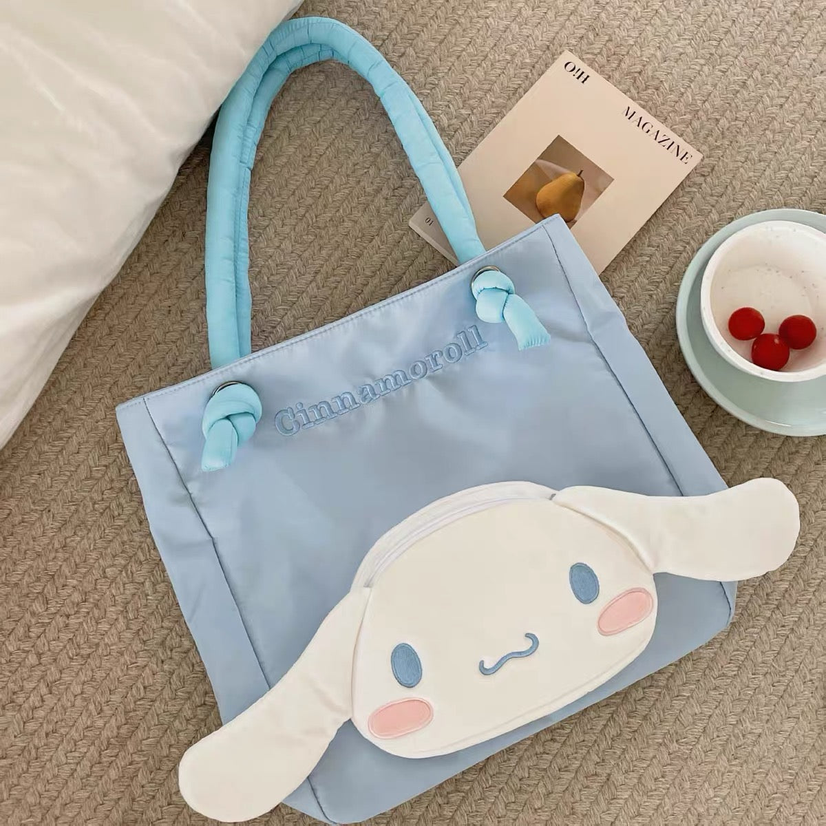 Licensed Puffy Strap Sanrio Tote Bag