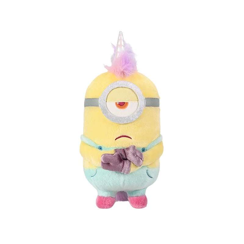 Original Potdemiel Minion Rainbow Plush Keychain