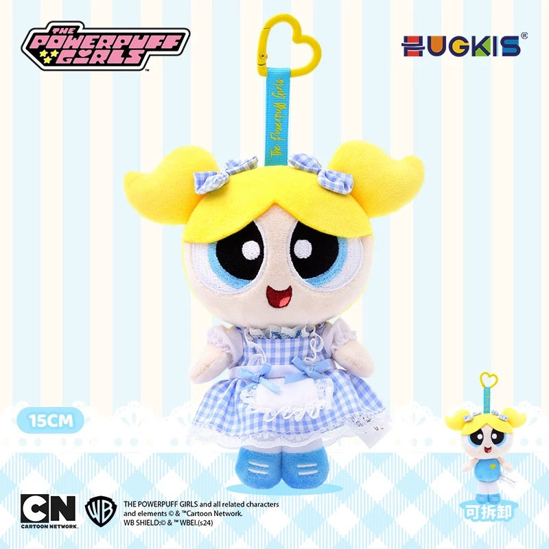 Original Hugkis The Powerpuff Girls Lolita Dress Plush Keychain