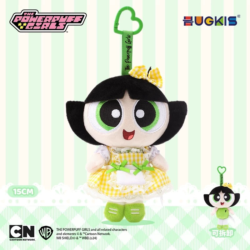 Original Hugkis The Powerpuff Girls Lolita Dress Plush Keychain