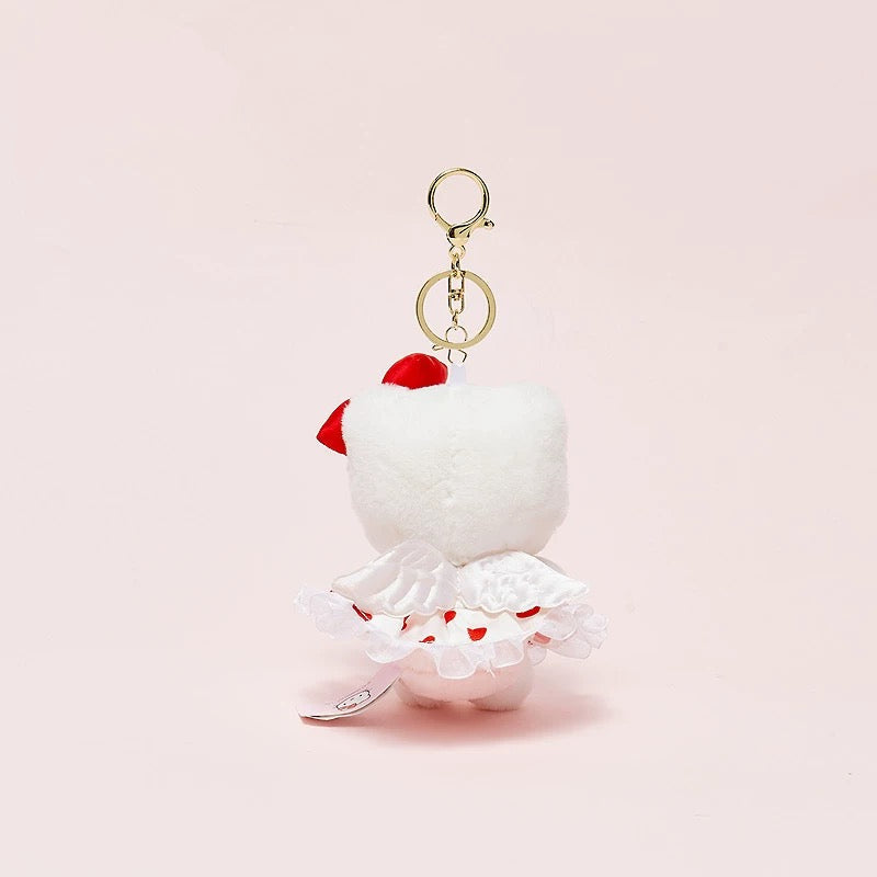 Licensed Surof Hello Kitty Heart Plush Keychain