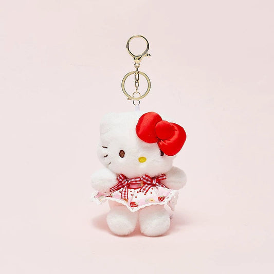 Licensed Hello Kitty Bow Plush Keychain