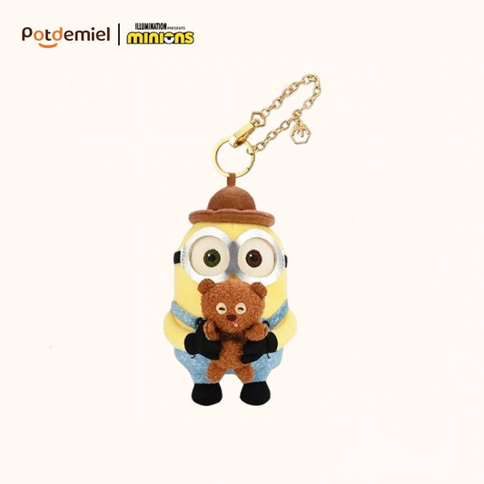 Original Potdemiel Minions Bob & Tim Plush Keychain