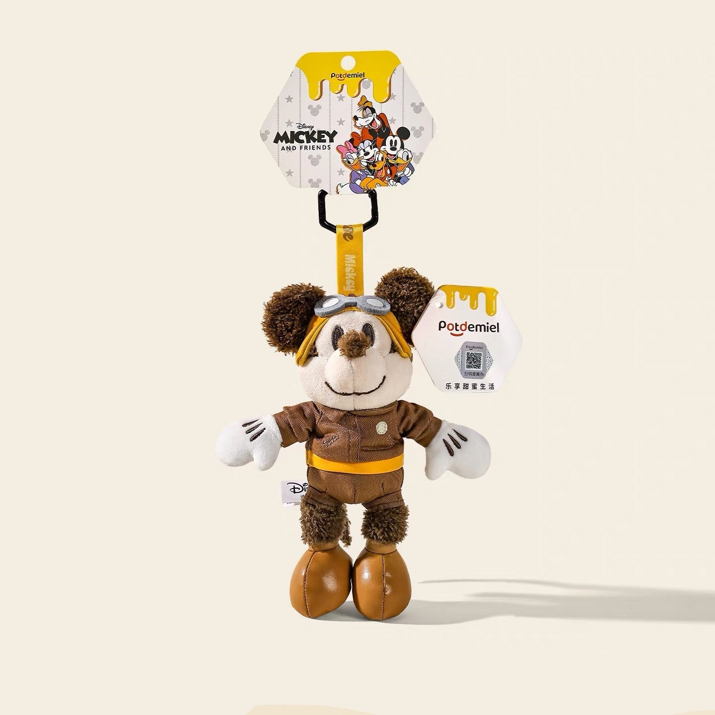 Original Potdemiel Mickey Plush keychain